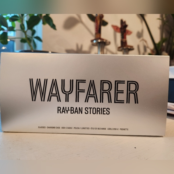 Ray-Ban Stories 👓 Facebook meta Wayfarer Transitions Shiny Olive G15 Green - Picture 14 of 14